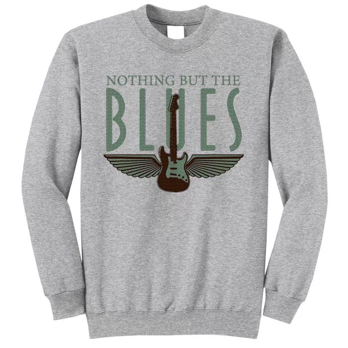 Guitarist Musician Blues Guitar Vintage Blues Music Lover Tall Sweatshirt