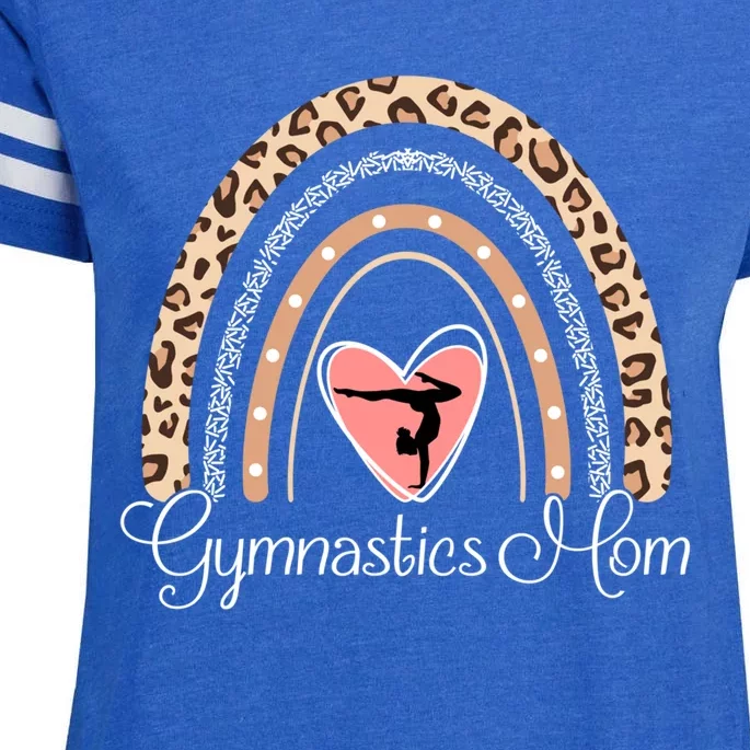 Gymnastics Mom Boho Rainbow Funny Gymnast Cute Gift Enza Ladies Jersey Football T-Shirt