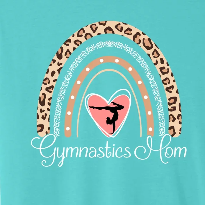 Gymnastics Mom Boho Rainbow Funny Gymnast Cute Gift ChromaSoft Performance T-Shirt