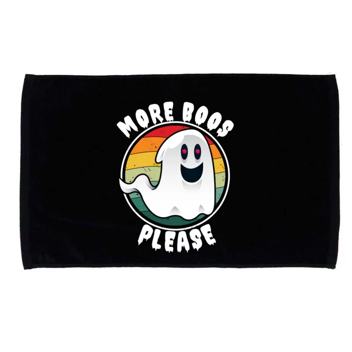 Ghost More Boos Please Halloween Microfiber Hand Towel