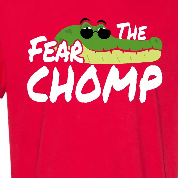 Gator Mascot Back To School Fear The Chomp Florida Game Garment-Dyed Heavyweight T-Shirt