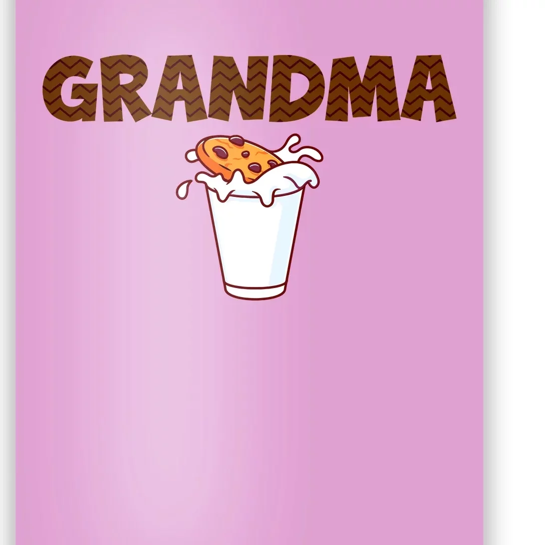 Grandma Milk Cookies Theme 1st Birthday Party Matching Poster