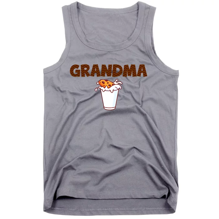 Grandma Milk Cookies Theme 1st Birthday Party Matching Tank Top