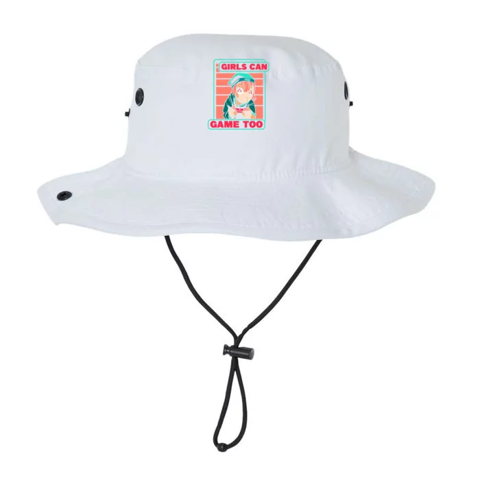 Gaming Motif Can Game Too Gamer Cool Gift Legacy Cool Fit Booney Bucket Hat