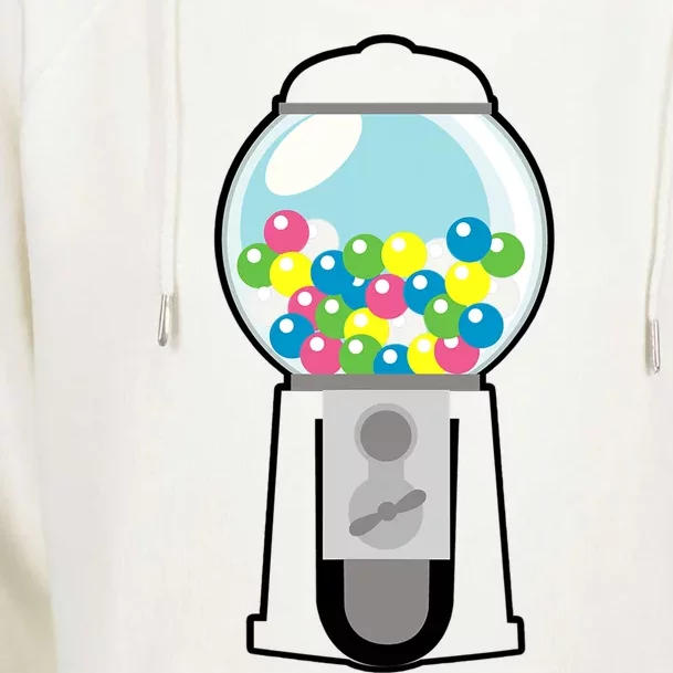 Gumball Machine Costume Halloween Kids Dress Up Womens Funnel Neck Pullover Hood