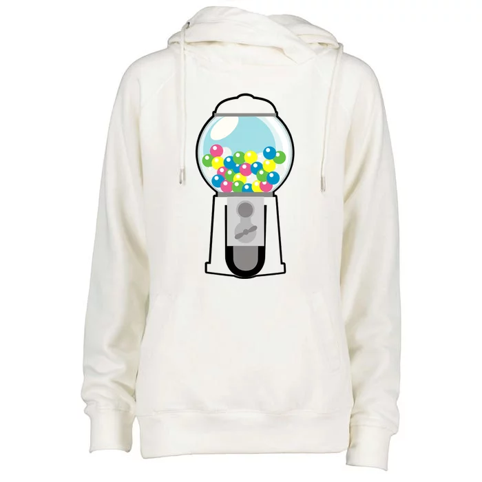 Gumball Machine Costume Halloween Kids Dress Up Womens Funnel Neck Pullover Hood