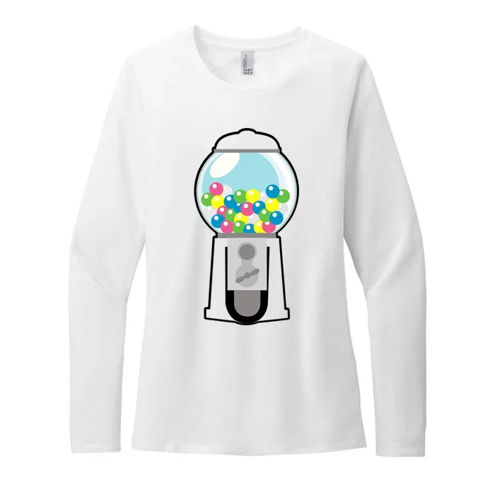 Gumball Machine Costume Halloween Kids Dress Up Womens CVC Long Sleeve Shirt