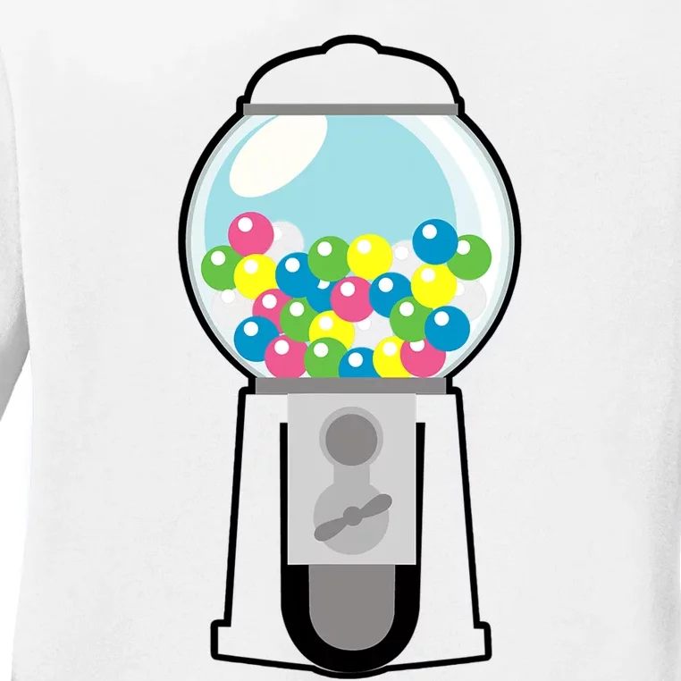 Gumball Machine Costume Halloween Kids Dress Up Ladies Long Sleeve Shirt