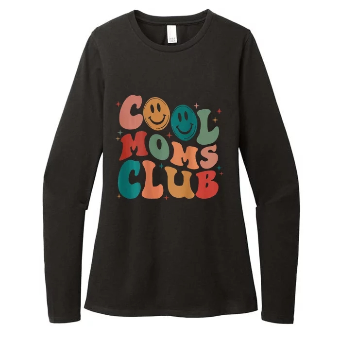 Groovy Mama Cool Moms Club Funny Women Cool Mom (On Back) Womens CVC Long Sleeve Shirt