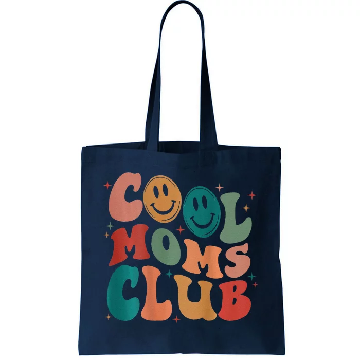 Groovy Mama Cool Moms Club Funny Women Cool Mom (On Back) Tote Bag