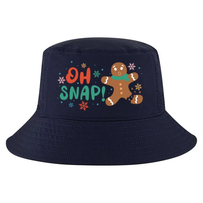 Gingerbread Man Cookie Xmas Oh Snap Funny Cute Christmas Cool Comfort Performance Bucket Hat