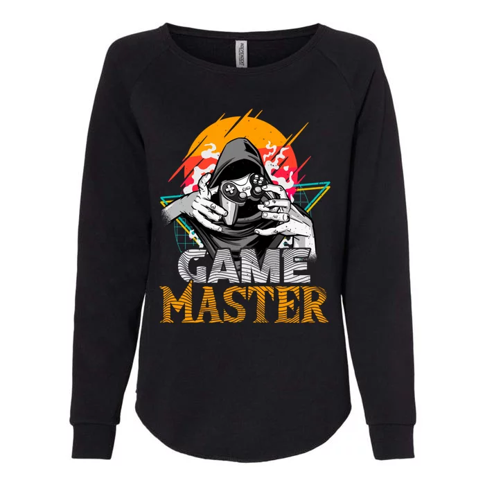 Game Master Cool Video Gaming Pc Gamer Illustration Gift Womens California Wash Sweatshirt