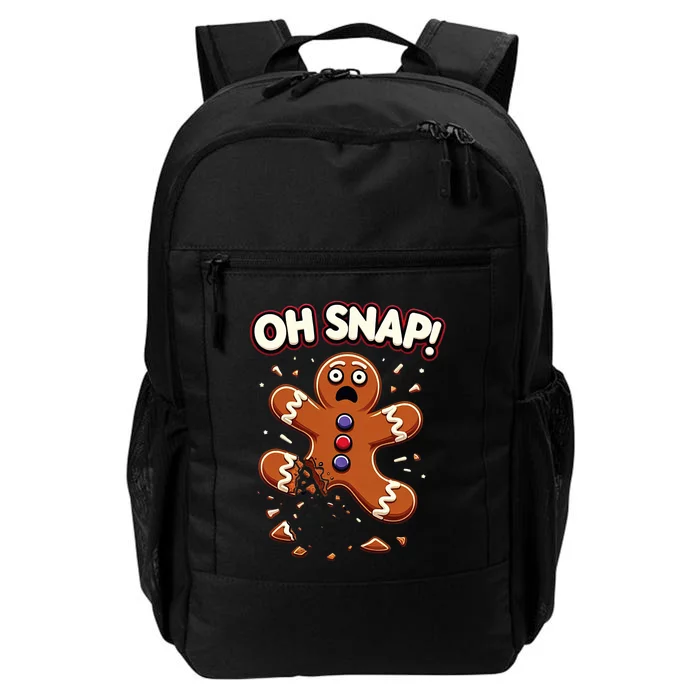 Gingerbread Man Cookie Oh Snap Funny Christmas Daily Commute Backpack