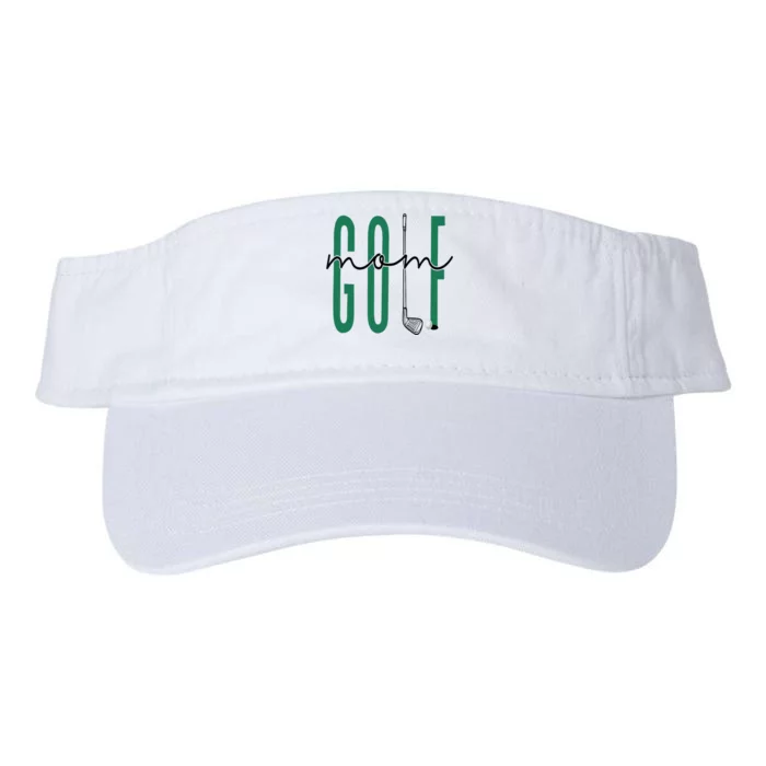 Golf Mom Crewneck Mothers Day Master Golf Girl Valucap Bio-Washed Visor