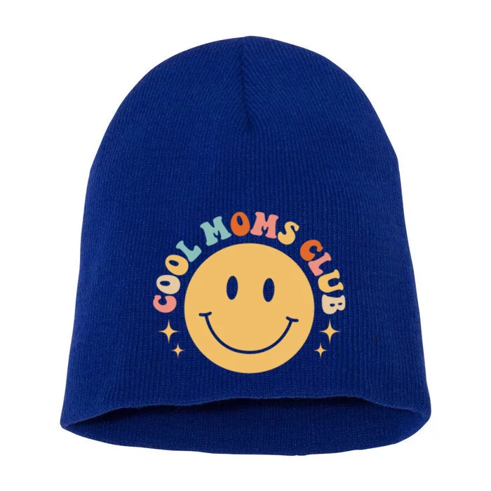 Groovy Mama Cool Moms Club Funny Cool Mom ( 2 Sided) Gift Short Acrylic Beanie