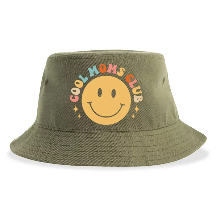 Groovy Mama Cool Moms Club Funny Cool Mom ( 2 Sided) Gift Sustainable Bucket Hat