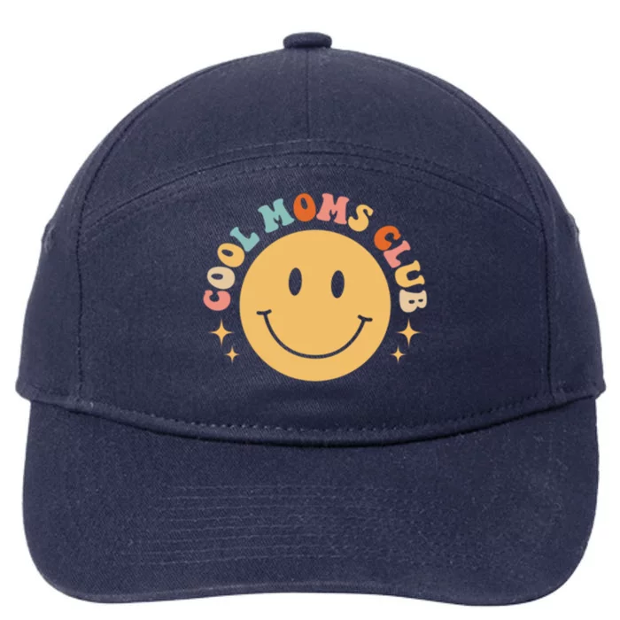 Groovy Mama Cool Moms Club Funny Cool Mom ( 2 Sided) Gift 7-Panel Snapback Hat