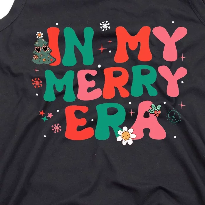 groovy merry christmas Xmas Holiday Christmas santa Tank Top