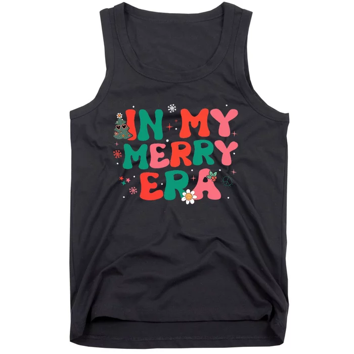 groovy merry christmas Xmas Holiday Christmas santa Tank Top