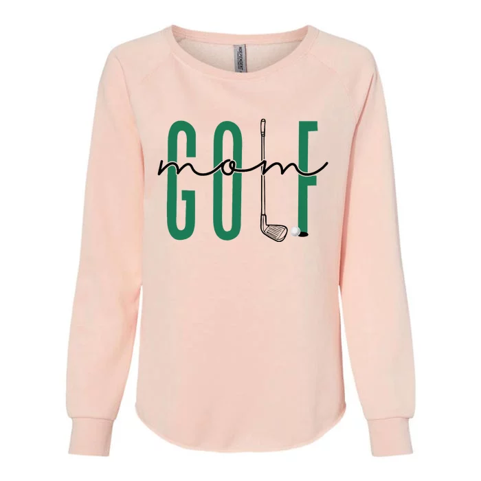 Golf Mom Crewneck Mothers Day Master Golf Womens California Wash Sweatshirt