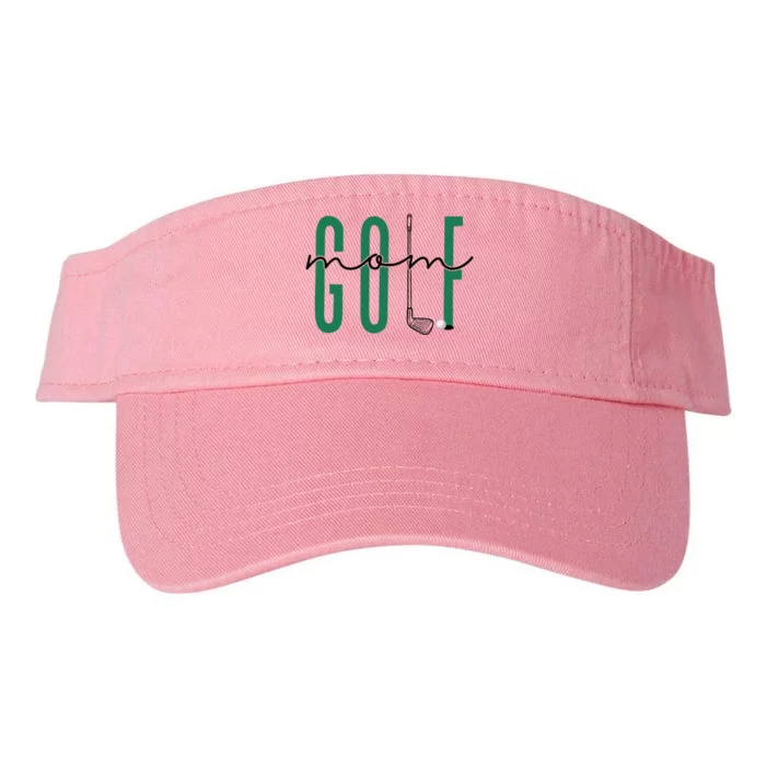 Golf Mom Crewneck Mothers Day Master Golf Valucap Bio-Washed Visor