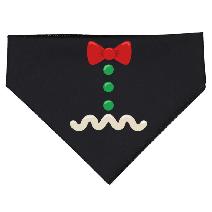 Gingerbread Man Christmas Costume USA-Made Doggie Bandana