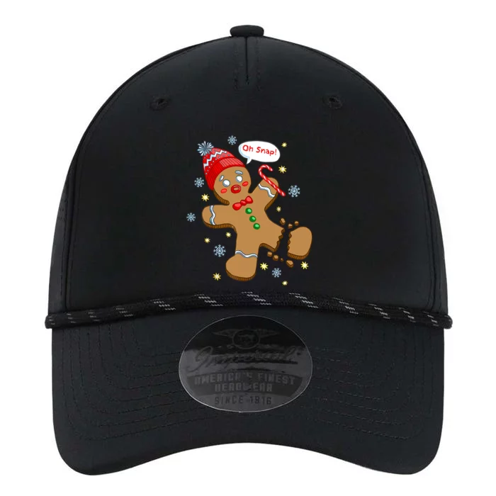 Gingerbread Man Cookie Xmas Oh Snap Funny Cute Christmas Performance The Dyno Cap