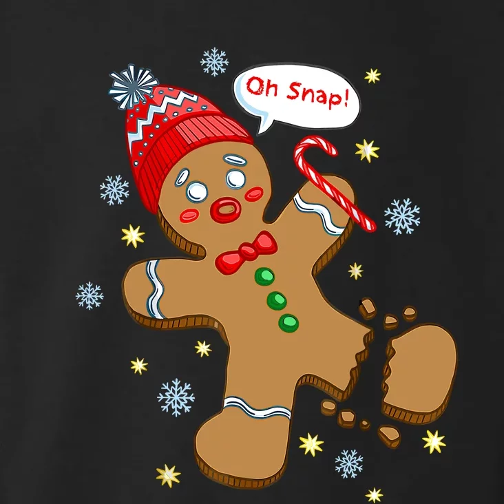 Gingerbread Man Cookie Xmas Oh Snap Funny Cute Christmas Toddler Hoodie