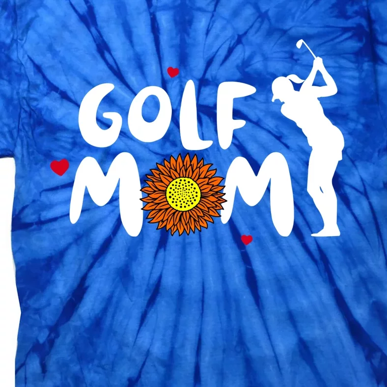 Golf Mom Cute Golf Funny Gift Tie-Dye T-Shirt