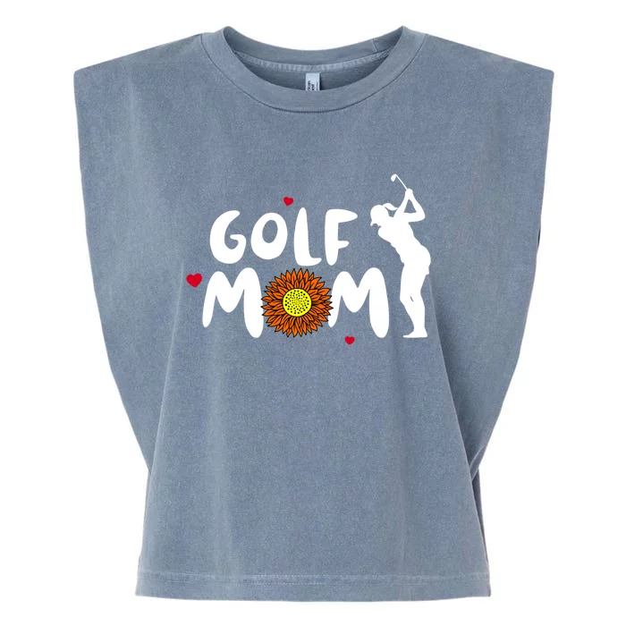 Golf Mom Cute Golf Funny Gift Garment-Dyed Women's Muscle Tee