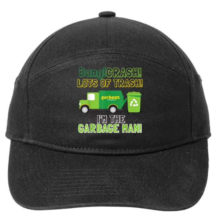 Garbage Man Costume Garbage Trucks Adults Kids & Toddlers 7-Panel Snapback Hat