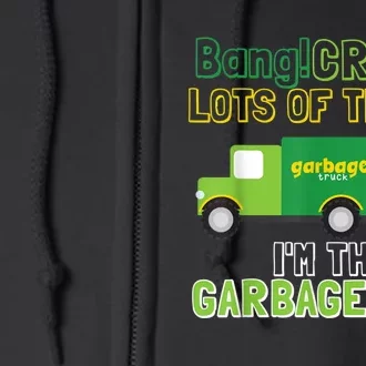 Garbage Man Costume Garbage Trucks Adults Kids & Toddlers Full Zip Hoodie