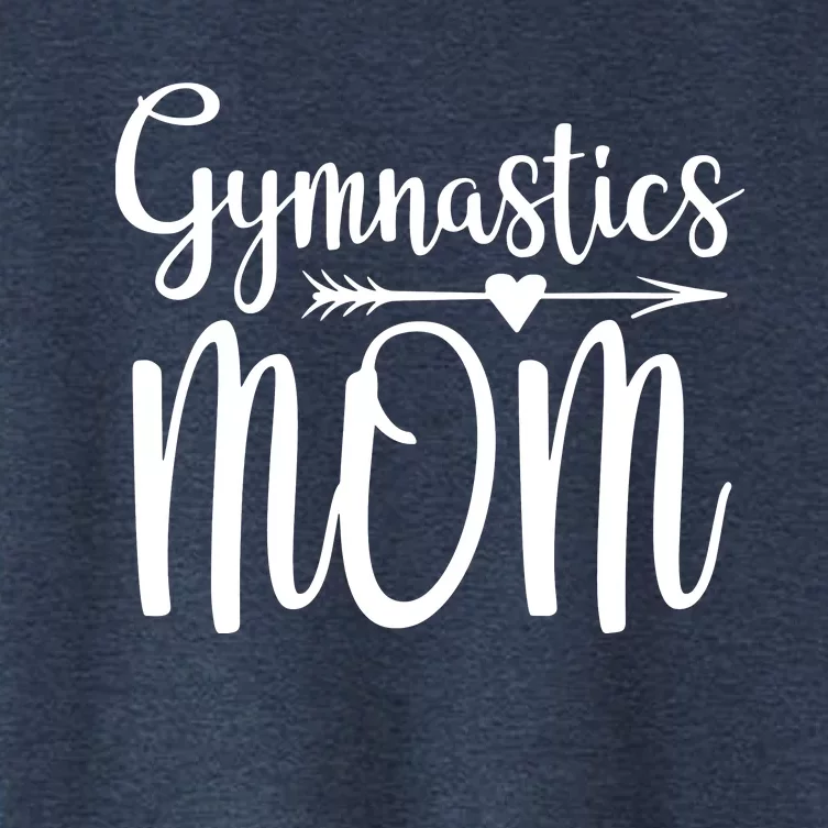 Gymnastics Mom Cute Gymnast Parent Women's Crop Top Tee