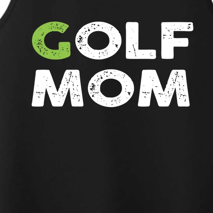 Golf Mom Cool Gift Performance Tank