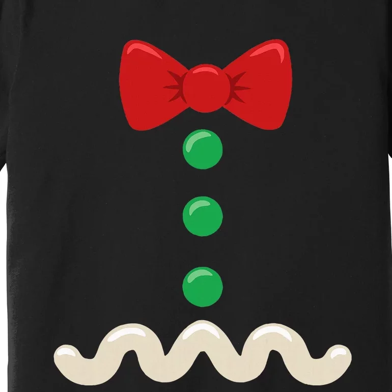 Gingerbread Man Christmas Costume Premium T-Shirt