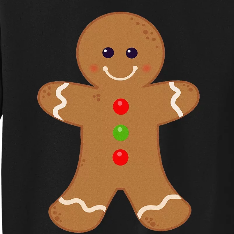 Gingerbread Man Christmas Cookie Baking Holiday Tall Sweatshirt