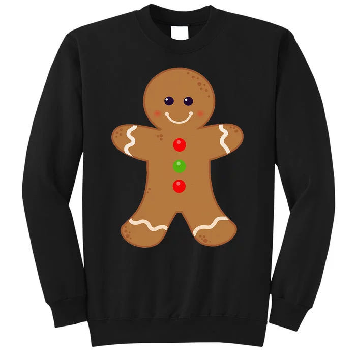 Gingerbread Man Christmas Cookie Baking Holiday Tall Sweatshirt