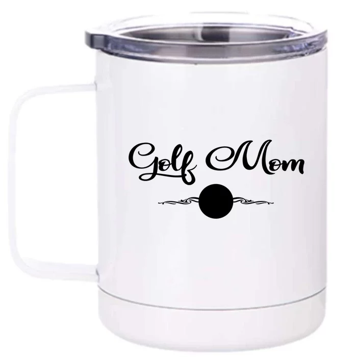 Golf Mom Cute Gift Golfing Mother Gift Front & Back 12oz Stainless Steel Tumbler Cup