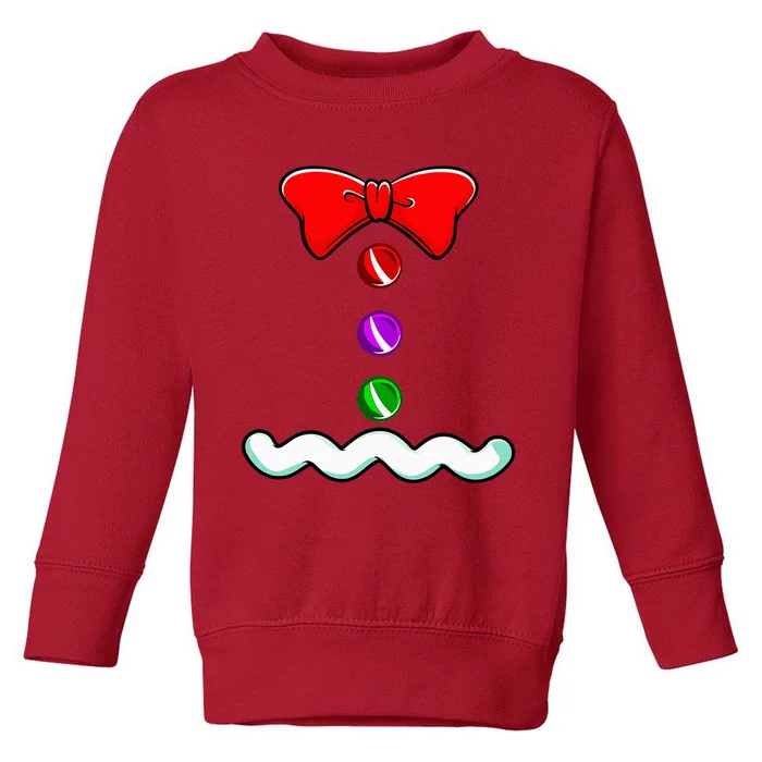 Gingerbread Man Costume Novelty Christmas Toddler Sweatshirt