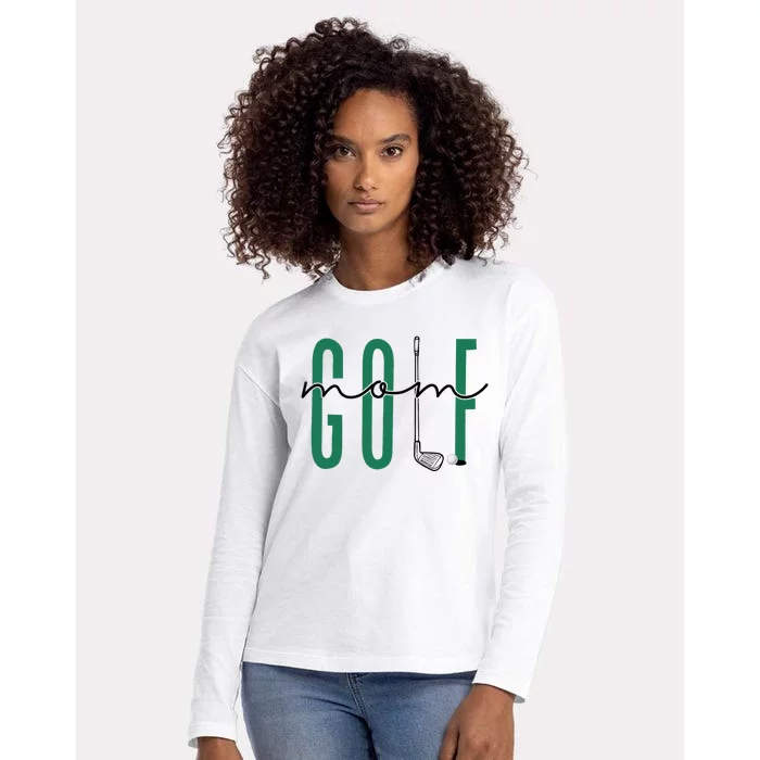 Golf Mom Crewneck Mothers Day Master Golf Women Womens Cotton Relaxed Long Sleeve T-Shirt