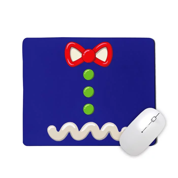 Gingerbread Man Christmas Costume Funny Gingerbread Man Mousepad