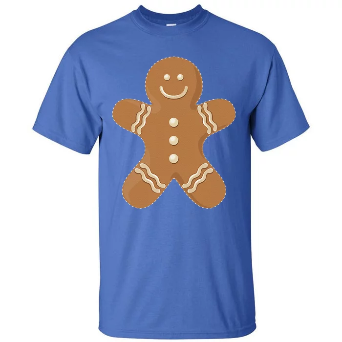 Gingerbread Man Cookie Biscuit Funny Food Christmas Gifts Tall T-Shirt