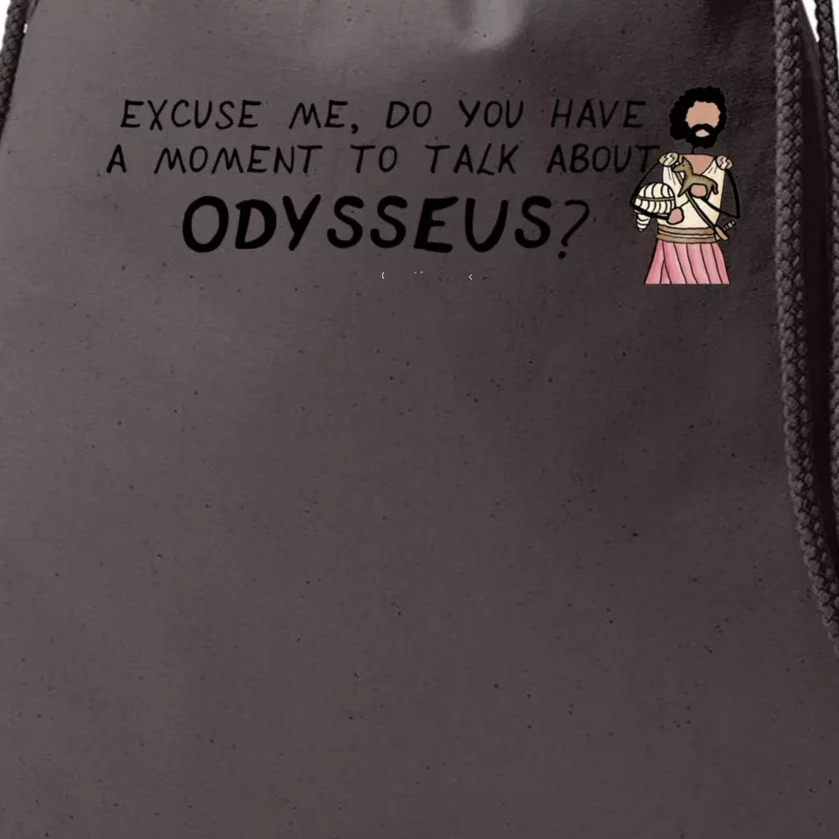 Greek Myth Comix Odysseus Can We Talk Drawstring Bag