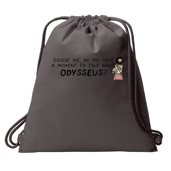 Greek Myth Comix Odysseus Can We Talk Drawstring Bag