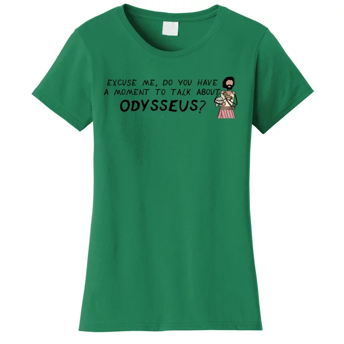 Greek Myth Comix Odysseus Can We Talk Women's T-Shirt