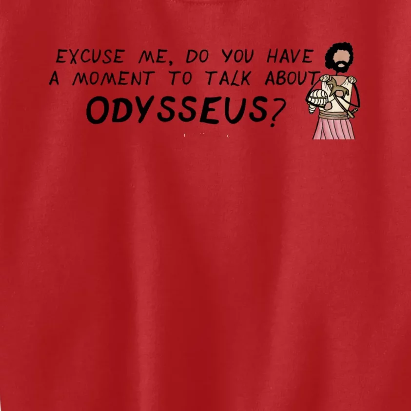 Greek Myth Comix Odysseus Can We Talk Kids Sweatshirt