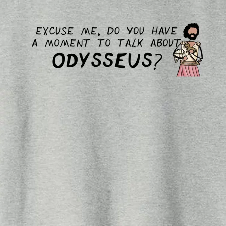 Greek Myth Comix Odysseus Can We Talk Women's Crop Top Tee