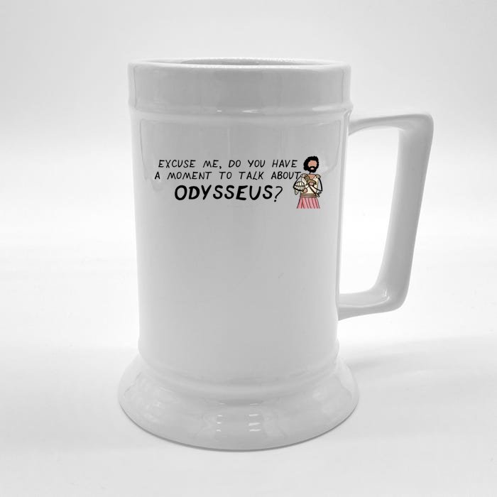 Greek Myth Comix Odysseus Can We Talk Front & Back Beer Stein