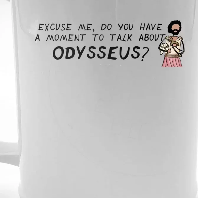 Greek Myth Comix Odysseus Can We Talk Front & Back Beer Stein