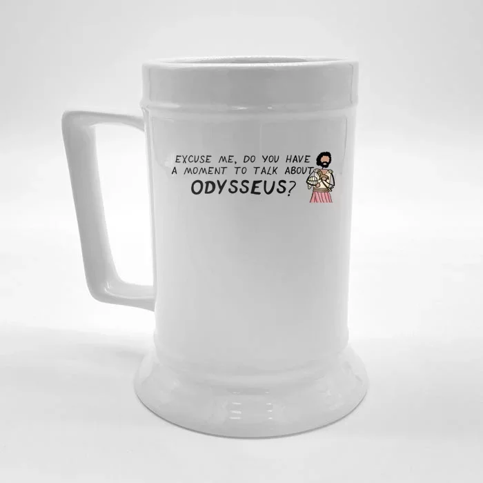 Greek Myth Comix Odysseus Can We Talk Front & Back Beer Stein